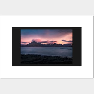 Magical Sunrise by the Sea in Isle Of Skye Scotland Posters and Art